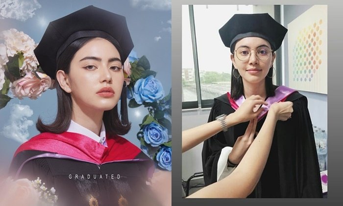 ฮัลโหลบัณฑิตป้ายแดง "ใหม่ ดาวิกา" สวยเก่งและเรียนจบแล้ว