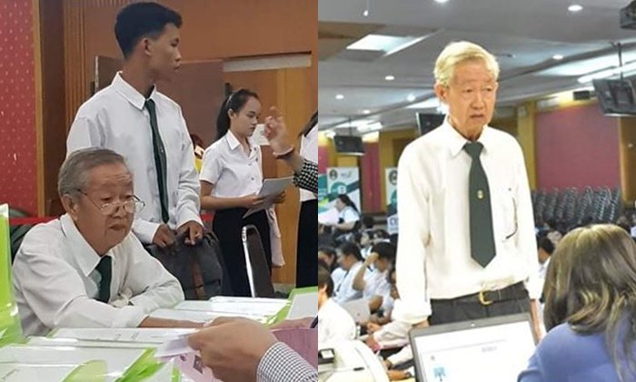 "คุณลุงวัย 70 รายงานตัวนักศึกษาปี 1" นี่แหละตัวอย่างนิยามว่า ไม่มีใครแก่เกินเรียน