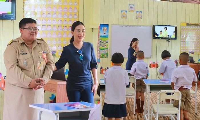 "สมเด็จเจ้าฟ้าพัชรกิติยาภา" เสด็จส่วนพระองค์ พระราชทานชุดอุปกรณ์เพื่อการศึกษาให้กับเด็กๆ