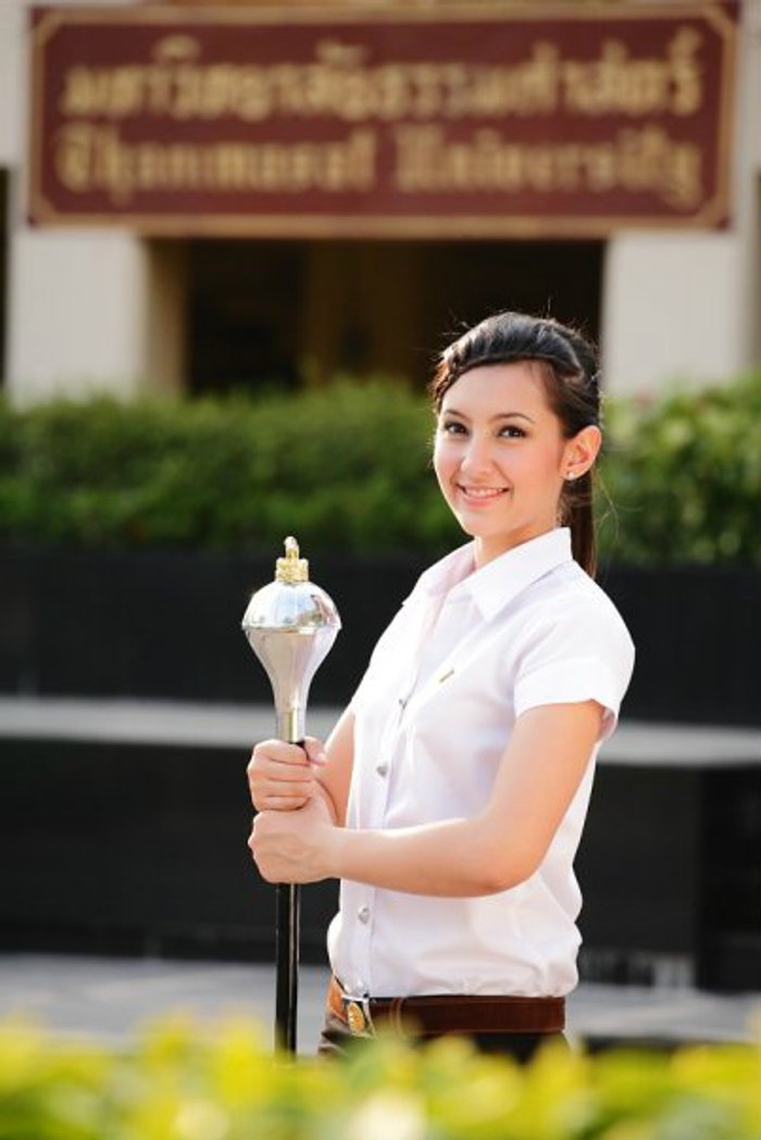สวยมากๆ เบลล่า ราณี ตอนเป็นดรัมฯ มธ.