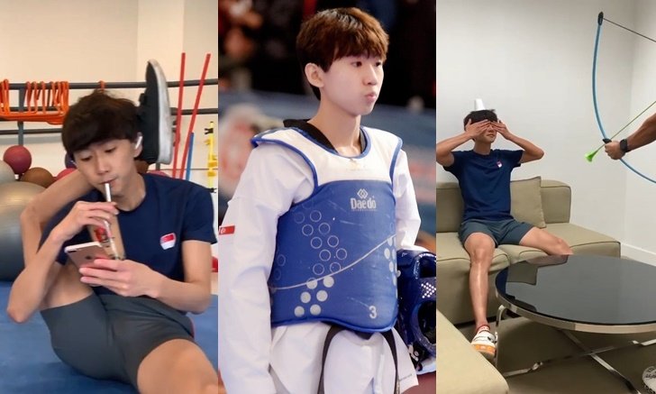 "Ng Ming Wei" เน็ตไอดอลสายฮา พ่วงนักกีฬาเทควันโดทีมชาติสิงคโปร์