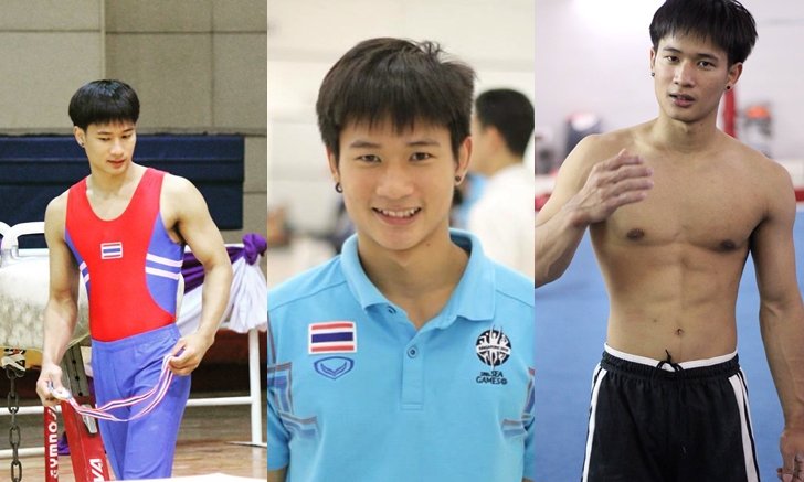 "แป๊ป จามร" หนุ่มหล่อยิมนาสติกทีมชาติ ความสามารถเจ๋ง ทั้งหล่อทั้งกล้ามท้องแน่น