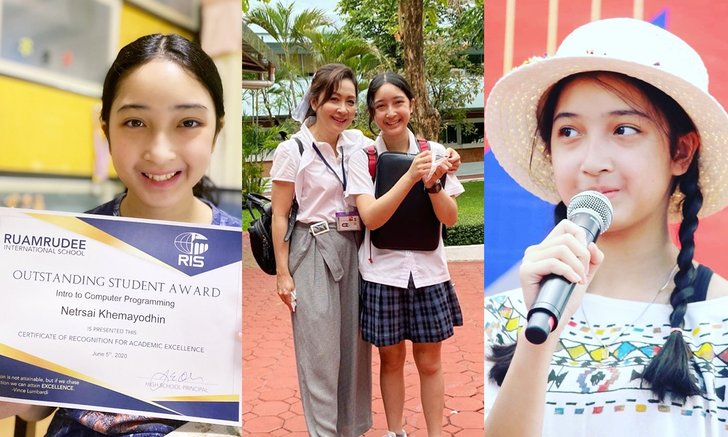 ส่องความน่ารัก "น้องเนย เนตรทราย" ลูกสาวสุดน่ารักของ กวาง กมลชนก
