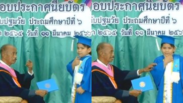 อย่างตึง! หนูน้อยรับใบประกาศ ลืมขั้นตอนการรับ เลยโพสท่าสร้างตำนานไปเลยเท่ๆ