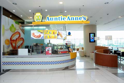 อานตี้ แอนส์, แฟลกชิพ สโตร์, อร่อยอย่างมีเอกลักษณ์, เพรทเซล, เซ็นทรัล แจ้งวัฒนะ