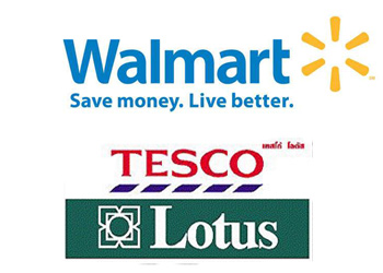 จากวอลมาร์ท (Walmart) ถึง โลตัส (Lotus)