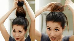 "Sock bun" มวยผมสูง ใน 5 นาที ด้วยถุงเท้า