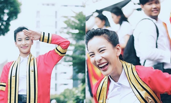 สวยเก่ง "กรีน อัษฎาพร" เรียนจบ รับปริญญาโท