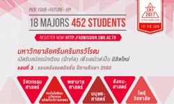 [รับตรงหลังแอด] รับตรง รอบที่3 มศว 2560