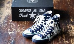 Converse จับมือกับ Frapbois ออกรองเท้าผ้าใบลายพิเศษ สีน้ำเงินสุดคิ้วท์