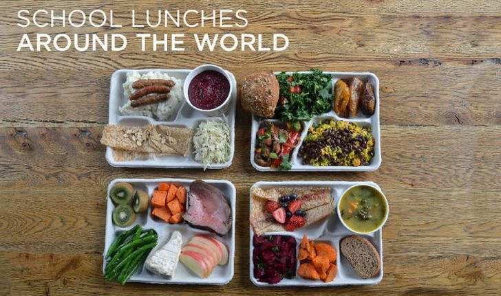 พาส่อง 9 อาหารกลางวัน ของนักเรียน 9 ประเทศ เด็กแต่ละที่เขากินอะไรกัน
