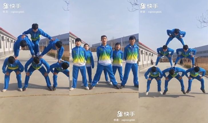 นักเรียนจีน "ต่อพีระมิดกระโดดเชือก" เจ๋งกว่านี้มีอีกไหม?