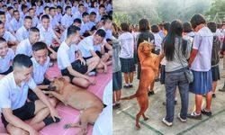 "พี่สมควร" เซเลปประจำโรงเรียนบ้านแม่สลิดหลวงวิทยา ที่ไม่พลาดทุกกิจกรรมโรงเรียน