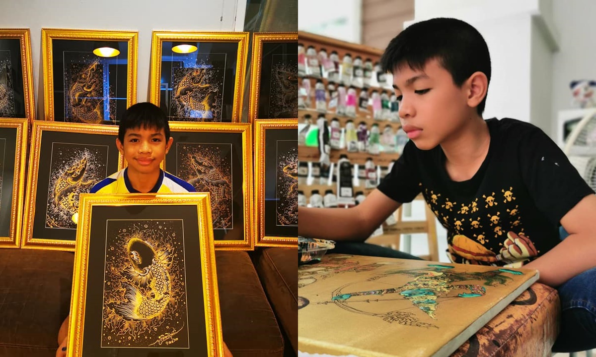 "น้องอามานี่" เด็กไทยสุดเก่ง วาดภาพสวยสมจริง จน อ.เฉลิมชัย รับเป็นลูกศิษย์