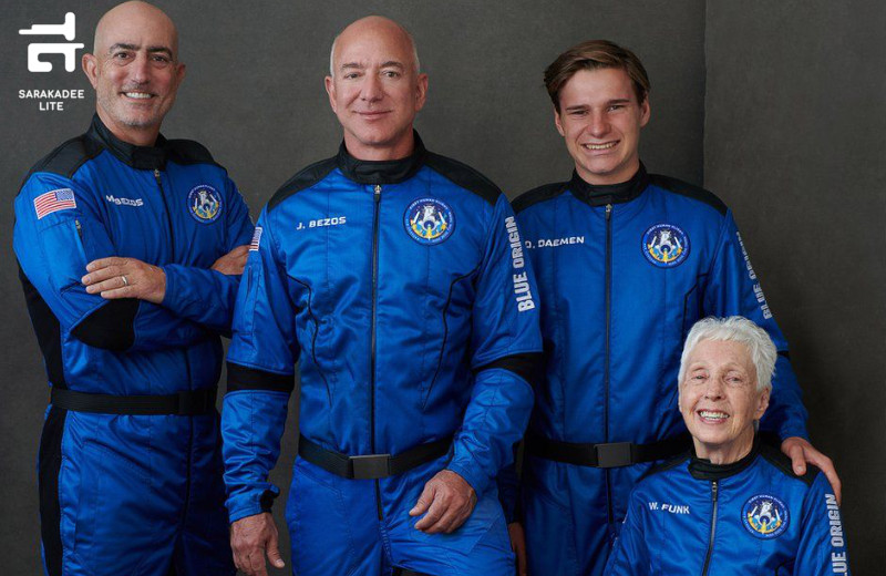 ผู้ร่วมเดินทางท่องอวกาศกับ Blue Origin ทั้ง 4 คน