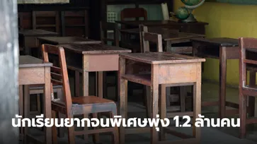 กสศ. เผยจำนวน นักเรียนยากจนพิเศษ พุ่งสูงถึง 1.2 ล้านคน เพิ่มขึ้นเป็นเท่าตัวจากปี 61