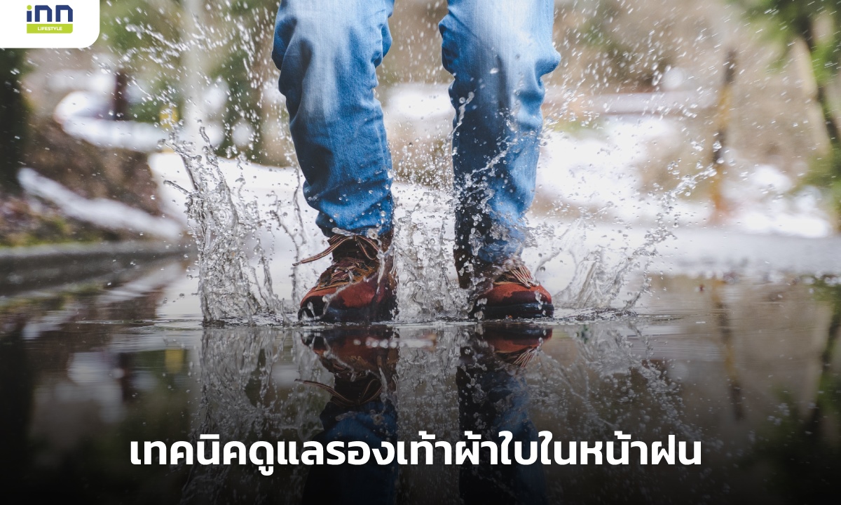 เทคนิคดูแลรองเท้าผ้าใบในหน้าฝน ให้ดูสะอาดตลอดทั้งฤดู