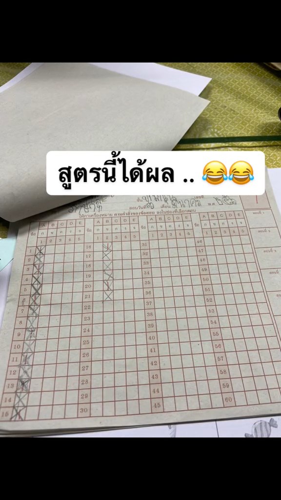 สูตรมั่วข้อสอบ