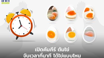 เปิดคัมภีร์ ต้มไข่ จับเวลากี่นาที ได้ไข่แบบไหน