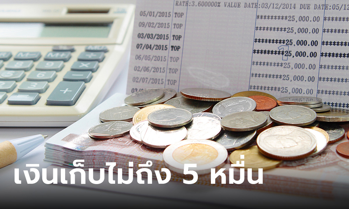 เปิดอันดับตัวเลขเงินเก็บในบัญชีคนไทย 88 เปอร์เซ็นต์ มีเงินเก็บไม่ถึงห้าหมื่น