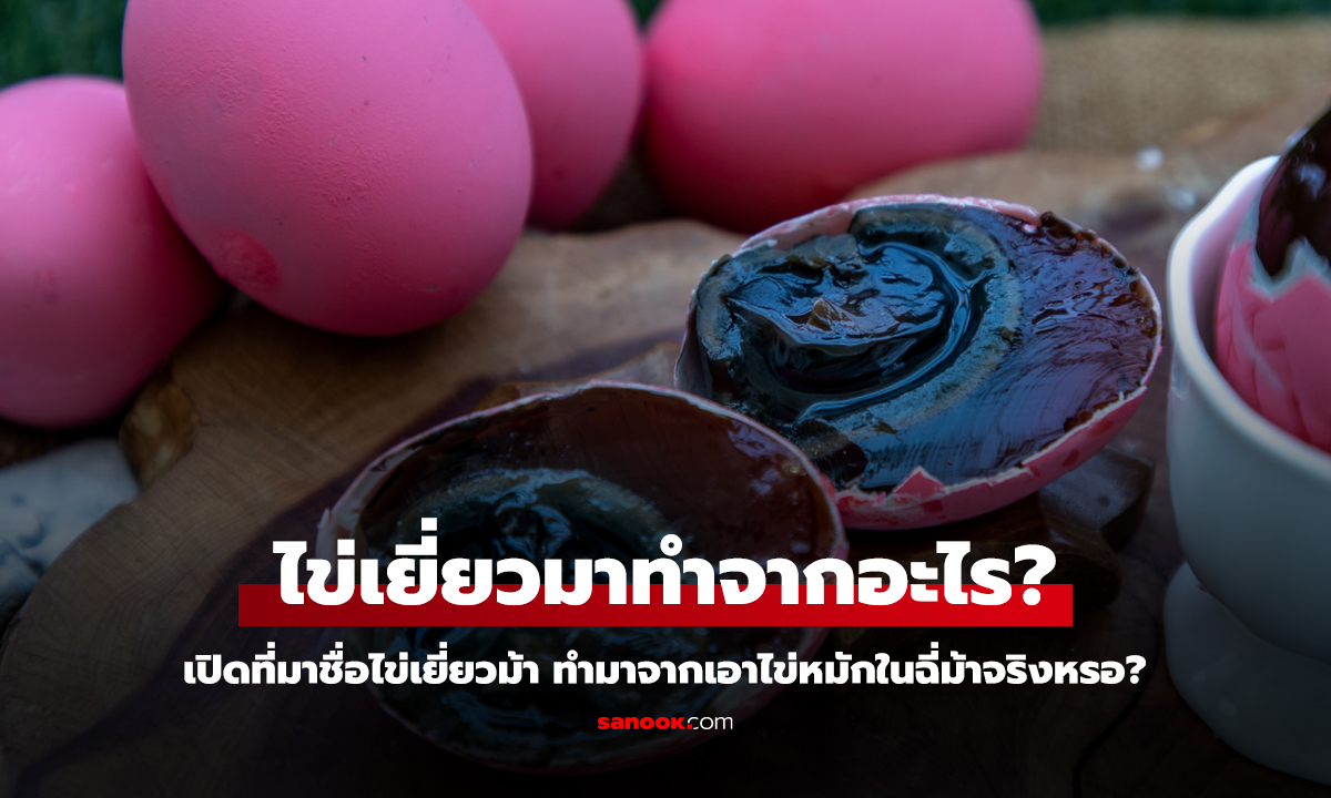 เปิดที่มาของชื่อ "ไข่เยี่ยวม้า" มีอะไรเกี่ยวกับม้า? หรือเอาไข่ไม่หมักในฉี่ม้า?