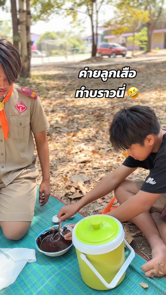 ทำบราวนี่ค่ายลูกเสือ