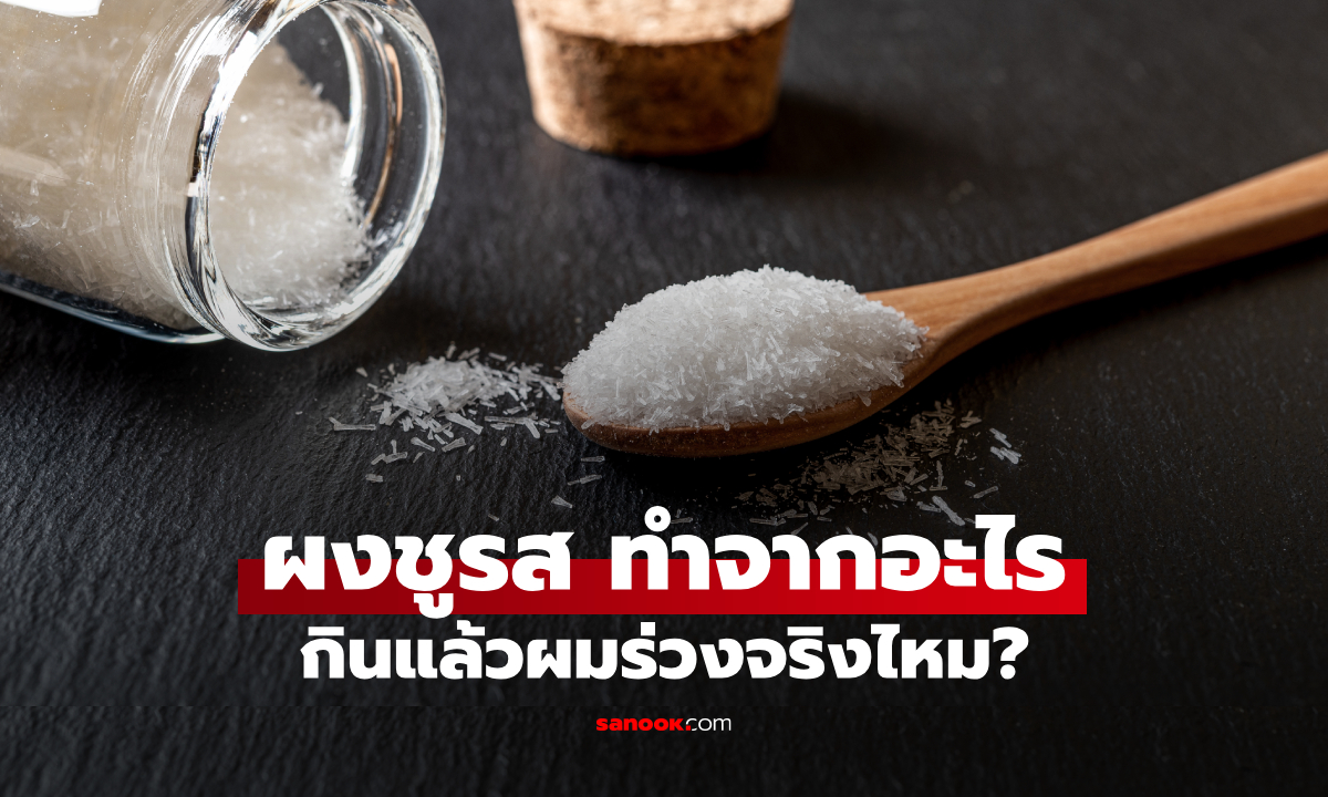 "ผงชูรส" ทำจากอะไร? กินแล้วผมร่วงจริงไหม ไขข้อสงสัยที่หลายคนเชื่อกัน