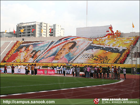 ภาพสีสัน บรรยายกาศ งานฟุตบอลประเพณี จุฬาฯ-ธรรมศาสตร์ ครั้งที่66