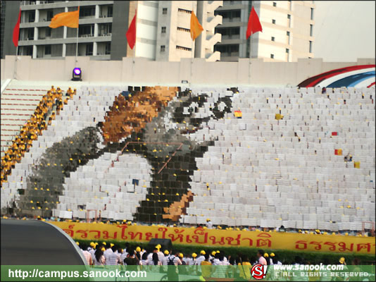 ภาพสีสัน บรรยายกาศ งานฟุตบอลประเพณี จุฬาฯ-ธรรมศาสตร์ ครั้งที่66