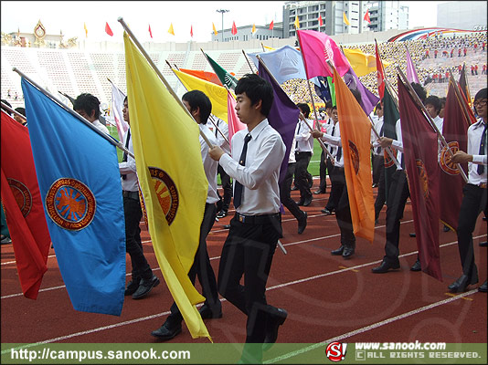 ภาพสีสัน บรรยายกาศ งานฟุตบอลประเพณี จุฬาฯ-ธรรมศาสตร์ ครั้งที่66