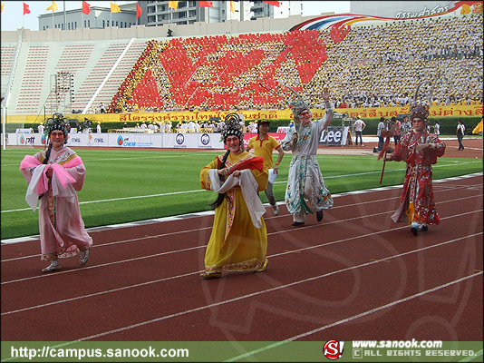 ภาพสีสัน บรรยายกาศ งานฟุตบอลประเพณี จุฬาฯ-ธรรมศาสตร์ ครั้งที่66