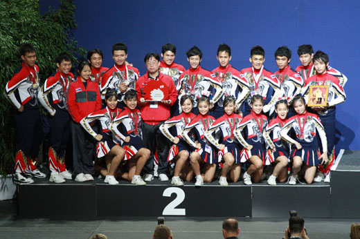 นักกีฬาเชียร์ลีดดิ้งทีมชาติไทย คว้ารางวัลรองแชมป์โลกที่เยอรมนี