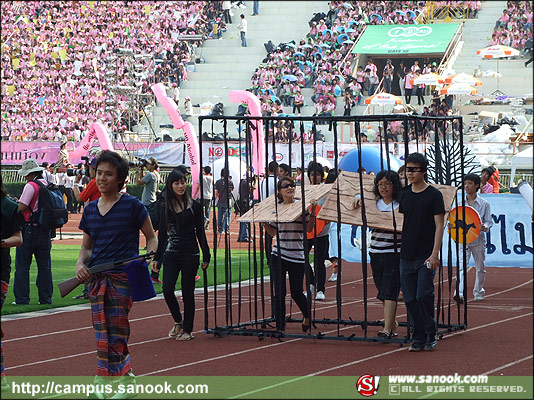 ภาพสีสัน บรรยายกาศ งานฟุตบอลประเพณี ธรรมศาสตร์-จุฬาฯ ครั้งที่65