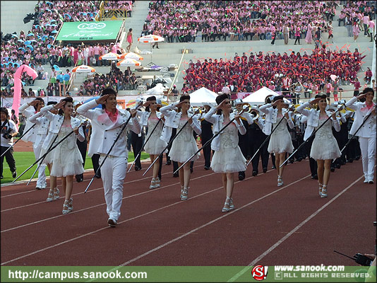 ภาพสีสัน บรรยายกาศ งานฟุตบอลประเพณี ธรรมศาสตร์-จุฬาฯ ครั้งที่65