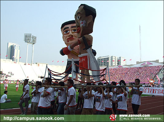 ภาพสีสัน บรรยายกาศ งานฟุตบอลประเพณี ธรรมศาสตร์-จุฬาฯ ครั้งที่65