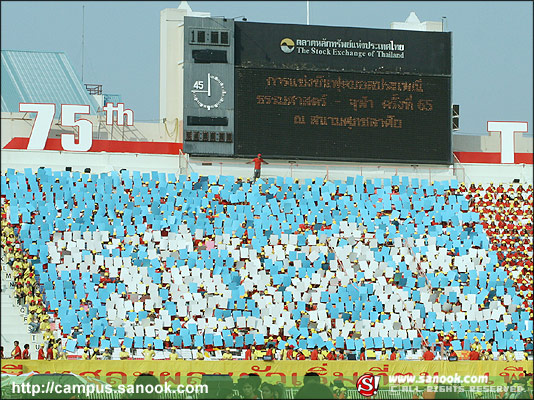 ภาพสีสัน บรรยายกาศ งานฟุตบอลประเพณี ธรรมศาสตร์-จุฬาฯ ครั้งที่65