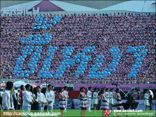 ภาพสีสัน บรรยายกาศ งานฟุตบอลประเพณี ธรรมศาสตร์-จุฬาฯ ครั้งที่65