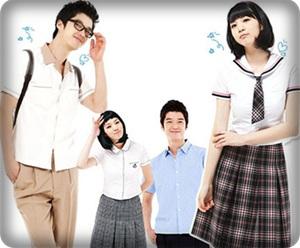 ชุดนักเรียนเกาหลี-ญี่ปุ่น