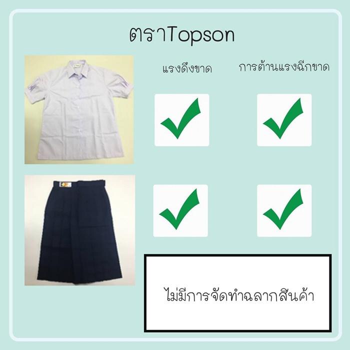 คุณภาพแบรนด์ชุดนักเรียนไทย