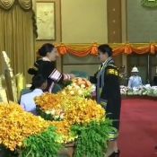 สมเด็จพระเจ้าลูกเธอ เจ้าฟ้าพัชรกิติยาภา นเรนทิราเทพยวดี พระราชทานปริญญาบัตร