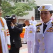 สมเด็จพระเจ้าลูกเธอ เจ้าฟ้าพัชรกิติยาภา นเรนทิราเทพยวดี พระราชทานปริญญาบัตร