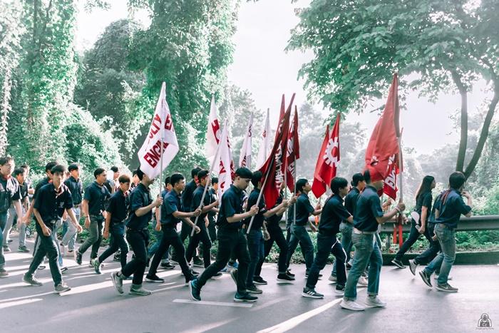 ประเพณีรับน้องขึ้นดอย 2562