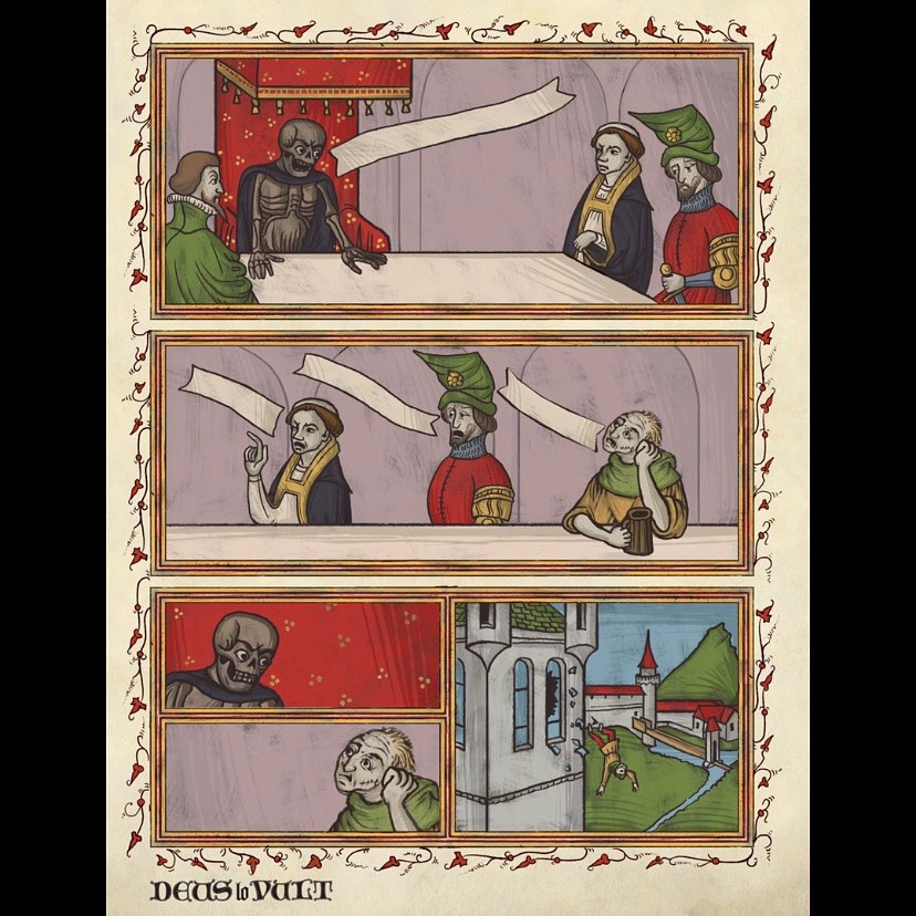 มีมสไตล์ยุคกลาง 