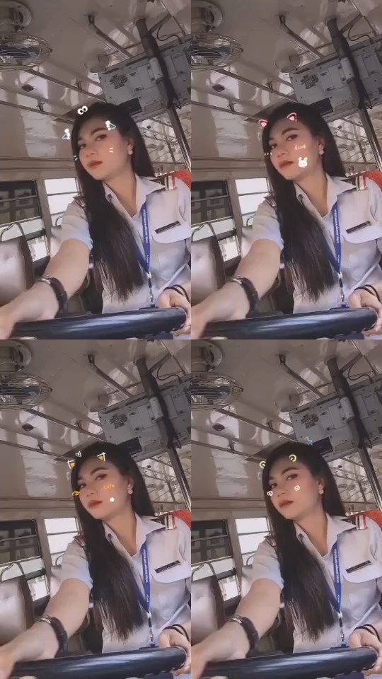 คนขับรถเมล์สวย