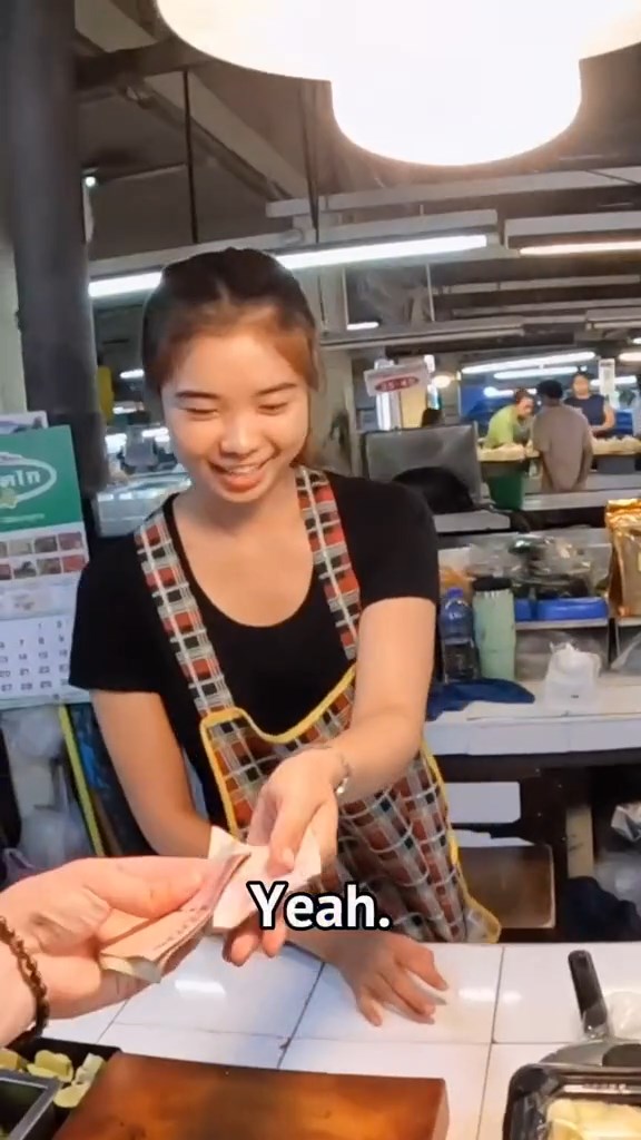 แม่ค้าพูดภาษาอังกฤษ