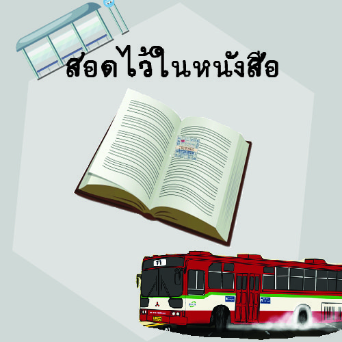 สอดไว้ในหนังสือ
