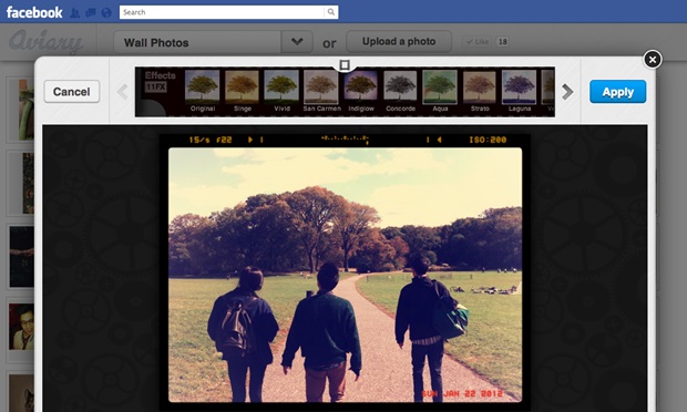 แต่งรูปบน Facebook อย่างสวยงามด้วย Aviary Editor