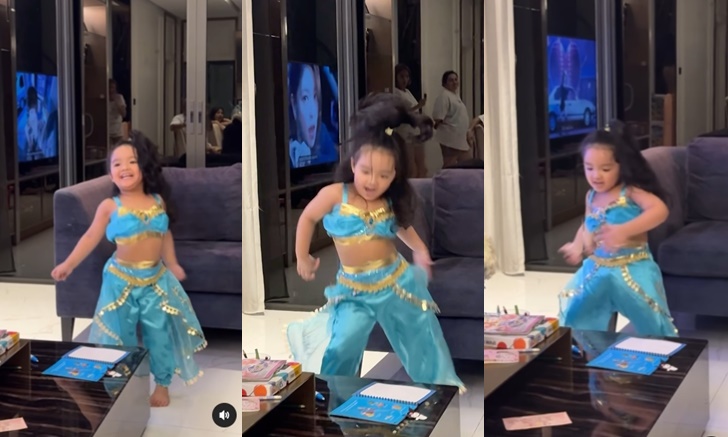 "น้องเวทย์มน" เต้นโชว์ "ใบเตย" เอ็นดูลีลาลูกสาว  ดาวเต้นคนใหม่มาแล้ว