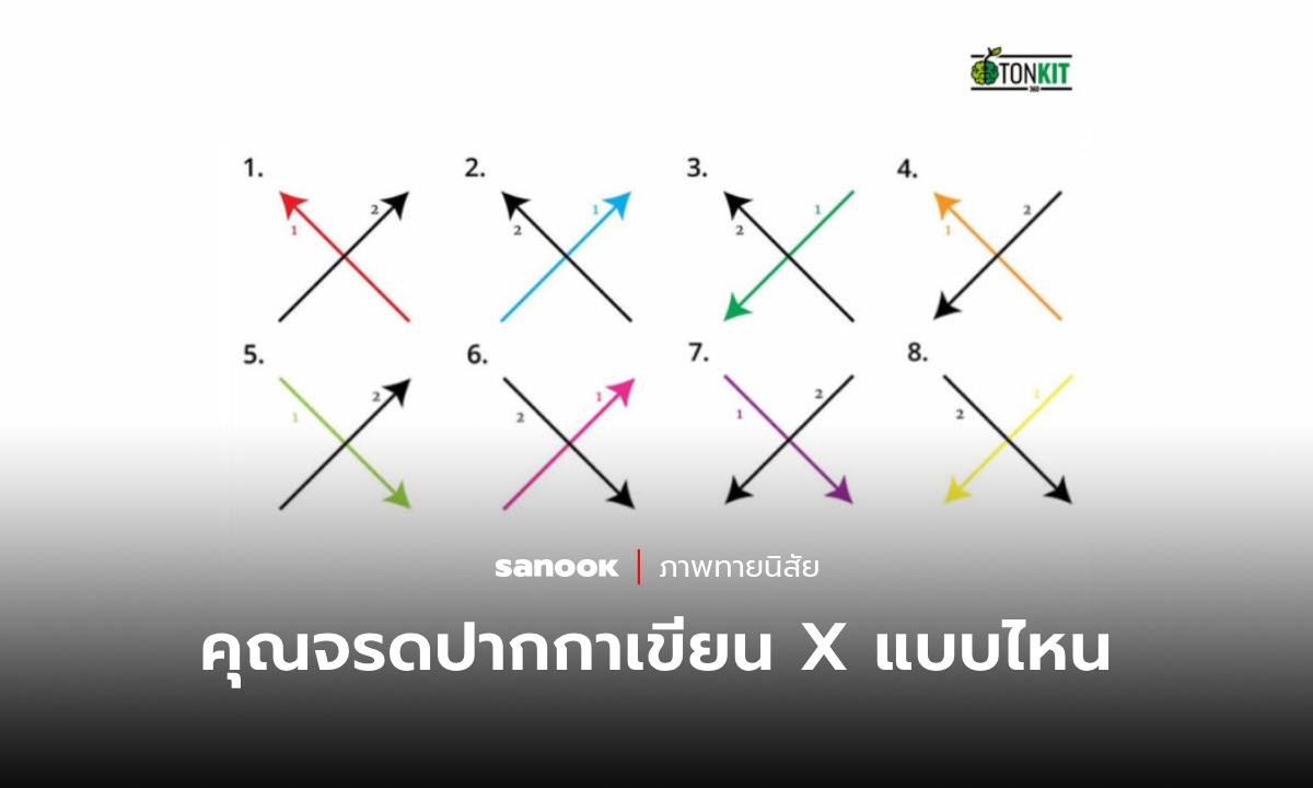 ทายนิสัย คุณจรดปากกาเขียน X ยังไง บอกนิสัยของคุณได้!
