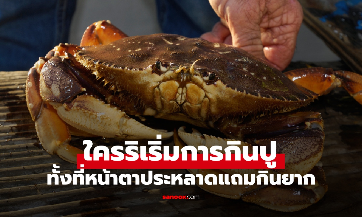 ใครเป็นผู้ริเริ่มการกิน "ปู" ทั้งที่เนื้อน้อย กระดองแข็งกินยาก เปิดเมนูแรกในประวัติศาสตร์